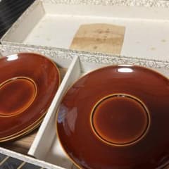 春慶塗　茶托　漆器　5枚のサムネイル