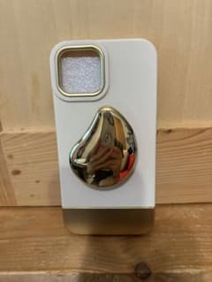 ★雫型ポップソケット付き スマホケース iPhone15★のサムネイル