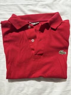 LACOSTE ラコステ ポロシャツ レッド サイズ3のサムネイル