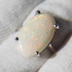4.22ct オパールリング - メルカリ