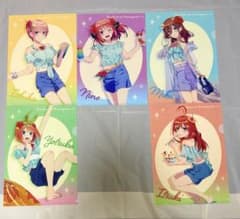 五等分の花嫁 クリアファイル 5枚セットのサムネイル