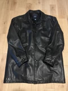 OLD GAP レザー カーコート　希少サイズ 野村訓一 着用 Lサイズのサムネイル