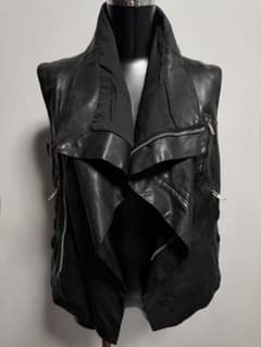 Rick Owens レザーバイカー ドレープ ベスト ifsixwasnine Rick Owens レザーバイカー ドレープ ベスト ifsixwasnine - メルカリ
