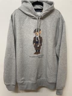 ポロラルフローレン パーカー メンズ ポロベア　グレー　新品