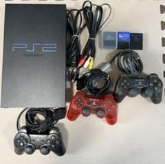初代PS2 SCPH-10000 動作確認済 コントローラー3個 メモカ3枚のサムネイル