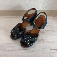CHIE MIHARA（チエミハラ）スエード サンダル 37のサムネイル