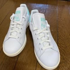 アディダス オリジナルス スタンスミス ホワイト/エナジーアクア BZ0461のサムネイル
