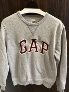 GAP グレー ロゴ入り クルーネック トレーナーのサムネイル