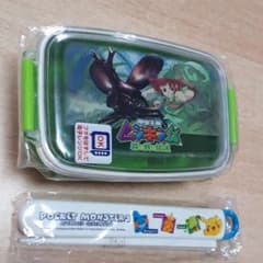 ムシキングお弁当箱+ポケモンお箸セット　新品のサムネイル