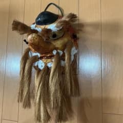 天狗　美術品　骨董品　　お面　張子　工芸品　節分　壁掛け　レトロ 天狗 お面 鬼面 壁掛 厄解 魔除け アンティーク 骨董 コレクション