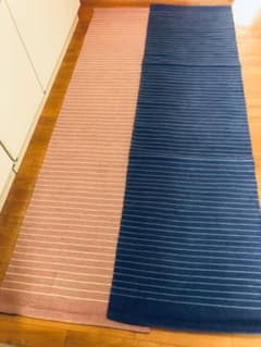 2枚セットピンク＆ブルー❣️50×180キッチンマット❣️超お買い得のサムネイル