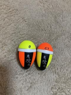 (最終価格)釣武者　鬼馬ウキ　攻（0 G1）イエロー　オレンジのサムネイル