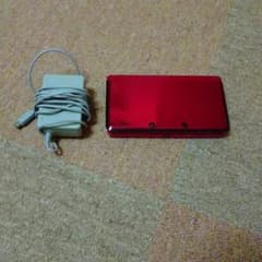 ミニ様専用　任天堂3DS本体　充電器付　赤のサムネイル