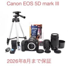 フルサイズ/Canon EOS 5D mark III望遠レンズセット 保証付き/Canon EOS 5D mark III標準&望遠ダブルレンズセット - メルカリ