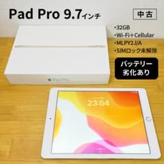 iPad Pro 9.7インチ 32GB【バッテリー劣化】 MLPY2J/Aのサムネイル