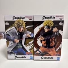 NARUTO疾風伝 Grandista ナルト&ミナト フィギュア 2体セット - メルカリ