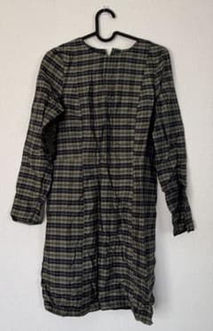 H&M チェック柄長袖ワンピース EUR 36 / UK 8のサムネイル