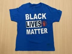 BLACK LIVES MATTER両面プリント Tシャツ Lサイズ