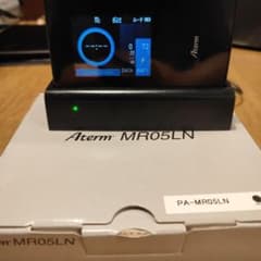 NEC Aterm MR05LN モバイルルーター 本体 クレードル付のサムネイル