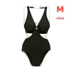 水着 モノキニ レディース Mサイズ セクシー ブラック 黒 Blackのサムネイル