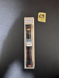 MIMOSA 腕時計バンド 19mm-14mm ワニ革 ブラック 新品未使用のサムネイル