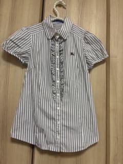 BURBERRY BLUE LABEL ストライプ 半袖シャツ 36のサムネイル