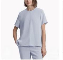 美品 セオリーリュクス 24SS ELENOR ブラウス ブルー 38 セオリーリュクス(Theory luxe)公式通販