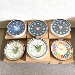 新品22個】知育時計 まとめ売り 1個450円！ 6種 学習用 壁掛け時計