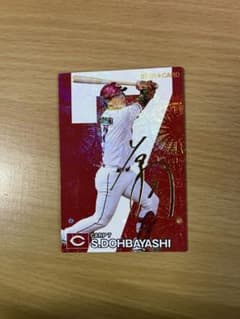 サイン入り　堂林翔太 広島東洋カープ  2024 プロ野球チップスカード 第1弾のサムネイル