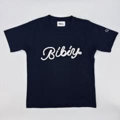1回着用 Bibiy. ロゴ刺繍 Tシャツ ネイビー - メルカリ