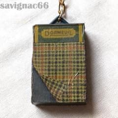 60s 프렌치 키 체인 DORMEUIL 도멜 직물 견본장 정장