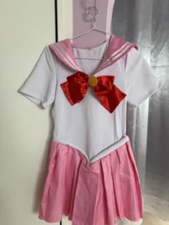 セーラー服上下 ピンク リボン付きのサムネイル