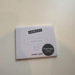 CASETiFY ストラップカード グレー ゴールドリングのサムネイル
