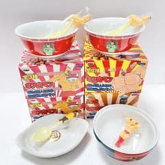 キン肉マン　グルメ超人たちの熱きどんぶりバトル全3種　バンダイ当時物 未使用品 キン肉マン グルメ超人たちの熱きどんぶりバトル全3種 バンダイ当時物