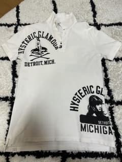 HYSTERIC GLAMOUR ホワイトポロシャツ Mのサムネイル