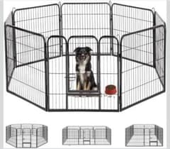 ペットサークル 8枚組 高さ80cmドア付き工具不要 スチール製 犬 ケージ ペットサークル 8枚組 高さ80cmドア付き工具不要 スチール製 犬 ケージ