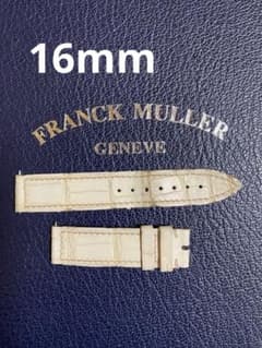 16mm フランクミュラー 純正 ホワイト ストラップ ベルト 16mm フランクミュラー 純正 ベルト ホワイト ストラップ ユーズド
