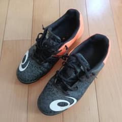 asics サッカー フットサルシューズ ブラック/オレンジのサムネイル