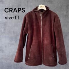 CRAPS（クラップス） ／スエード調 フリースジャケット／LLサイズのサムネイル