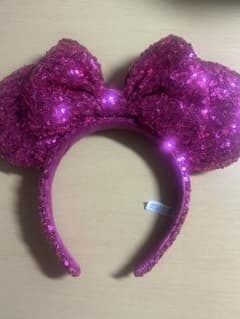 東京ディズニーリゾート カチューシャ スパンコール ピンクのサムネイル