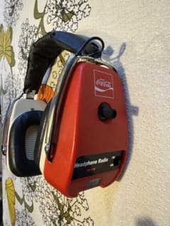 Kouji-sama Vintage Coca-Cola Headphone-style Radio, Fully Functional