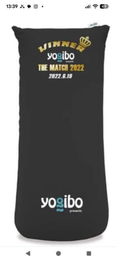 Yogibo THE MATCH 2022 コラボ ビーズクッション Yogibo THE MATCH 2022 コラボ ビーズクッション - メルカリ