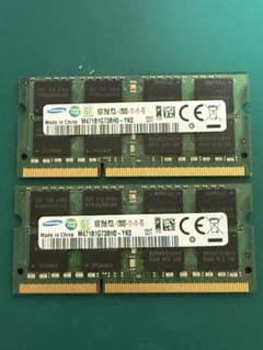 Samsung DDR3L 8GB 2枚組 計16GB ノートメモリ 889 - メルカリ