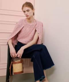 LOULOU WILLOUGHBY/シークインエンブロイダリーカーディガンのサムネイル