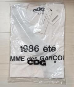 新品 CDG Tシャツ 1986 été ホワイト Sサイズ 正規品 - メルカリ