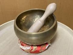 ネパール製 シンギングボウル 550g 7メタル 密教法具のサムネイル