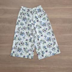 花柄 ワイドパンツ イージーパンツのサムネイル