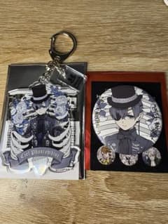 黒執事　缶バッジ　キーホルダー　ラバスト　グッズ　セット ラバーストラップコレクション 黒執事 Book of the Atlantic｜黒執事