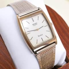 稼働 SEIKO Dolce 腕時計 ゴールド NSAG スクエア 3662 - メルカリ