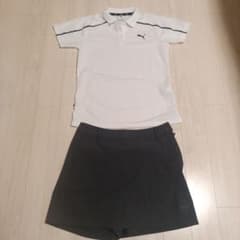 PUMA GOLF Women's Golf Wear Set (Top and Bottom) Size M